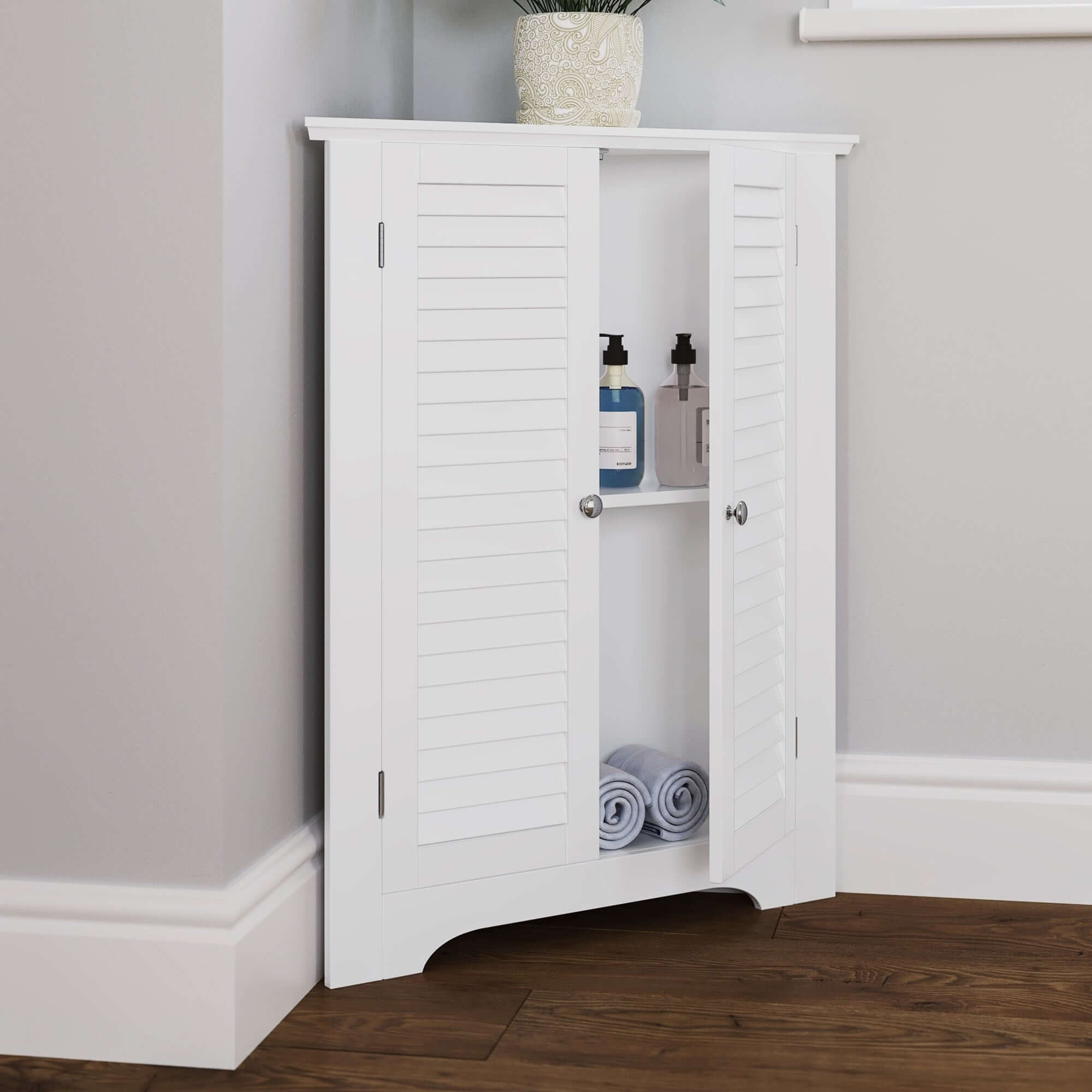Corner Cupboard Design Ideas That Optimize Your Room Space