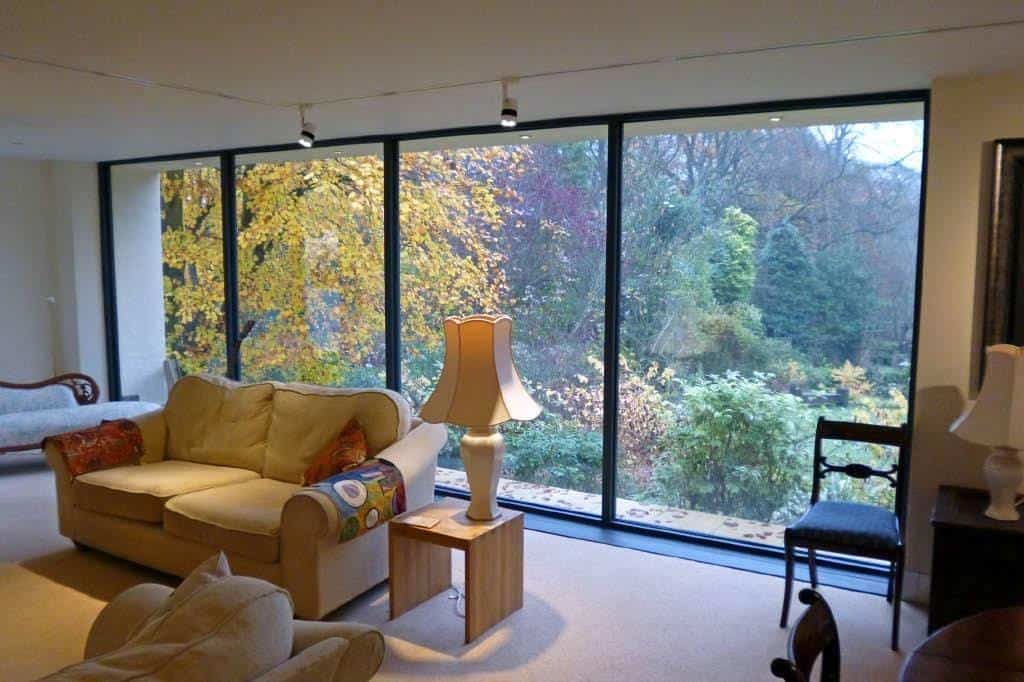 Floor To Ceiling Window Apartment Living Room Decor