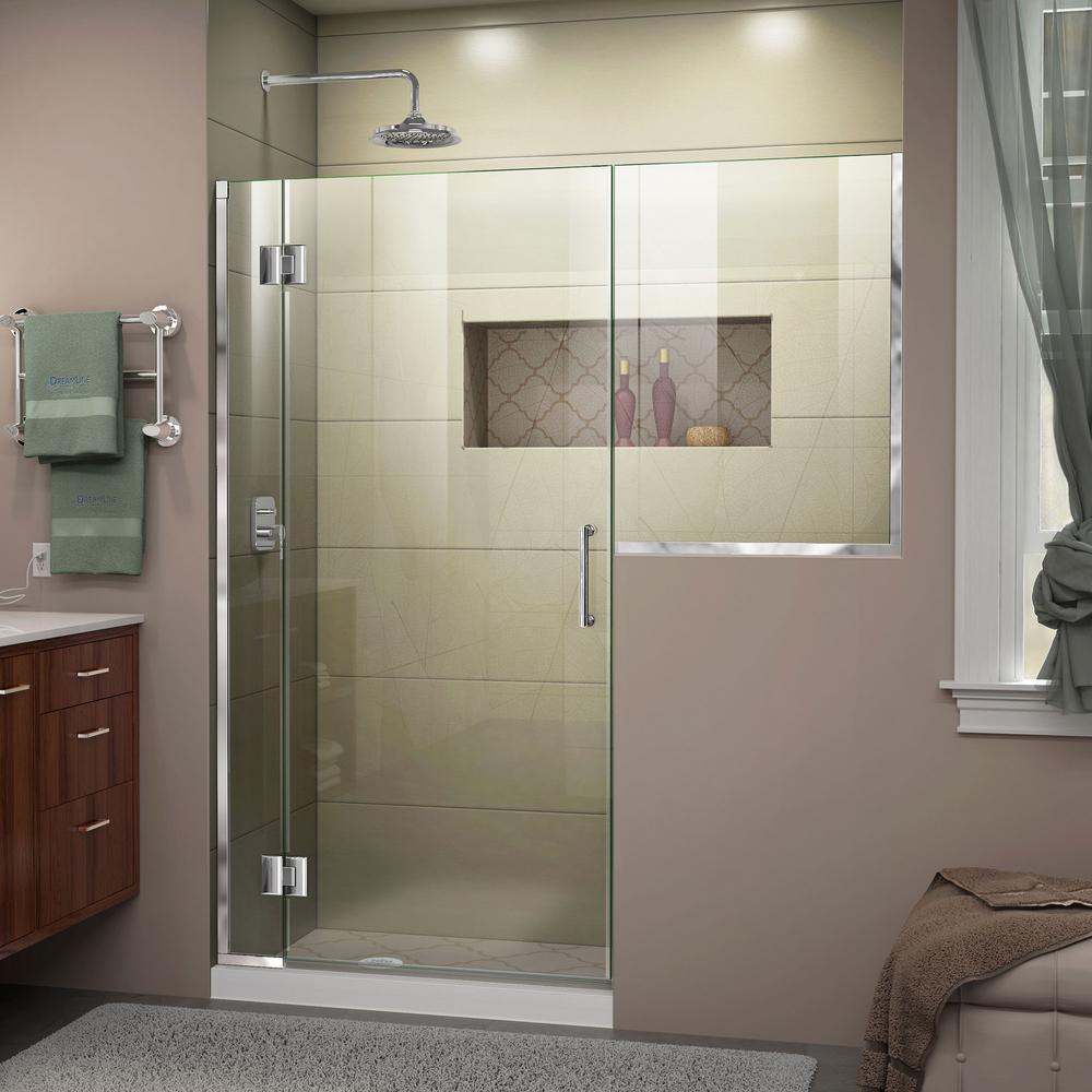 glass shower wall