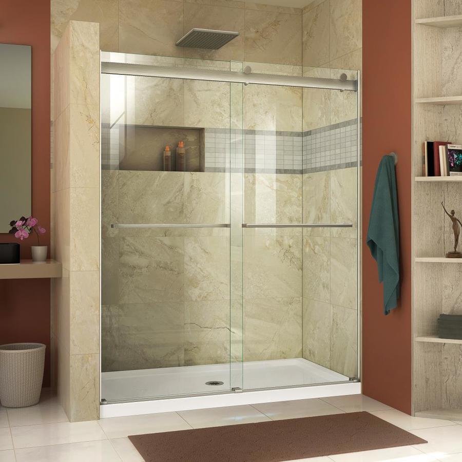 glass shower wall