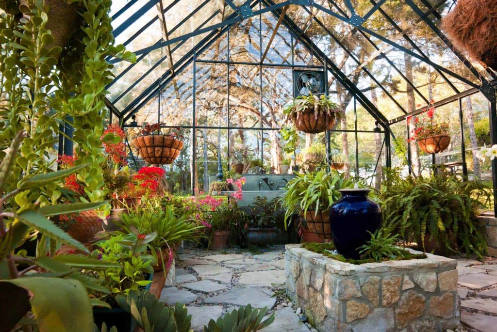 Amazing and Conservatory Greenhouse Interior Design