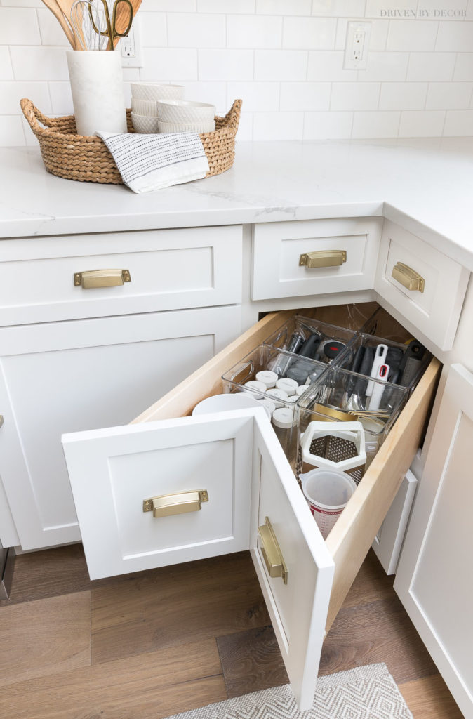 kitchen corner drawer 