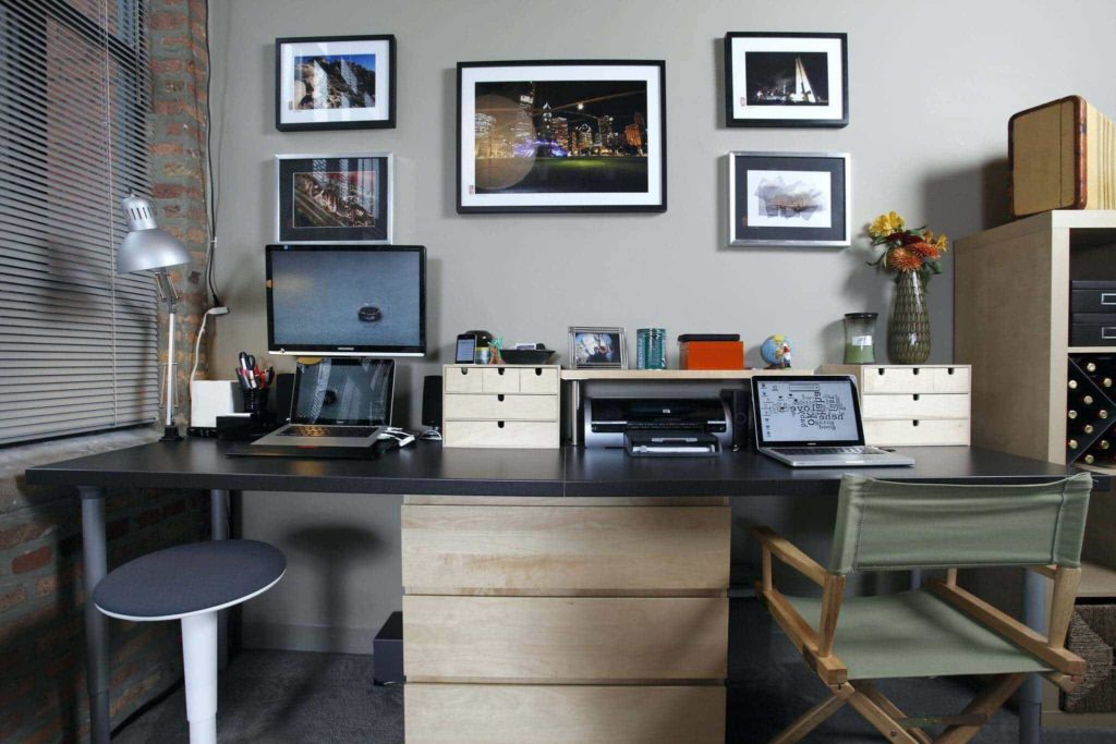 vintage home office