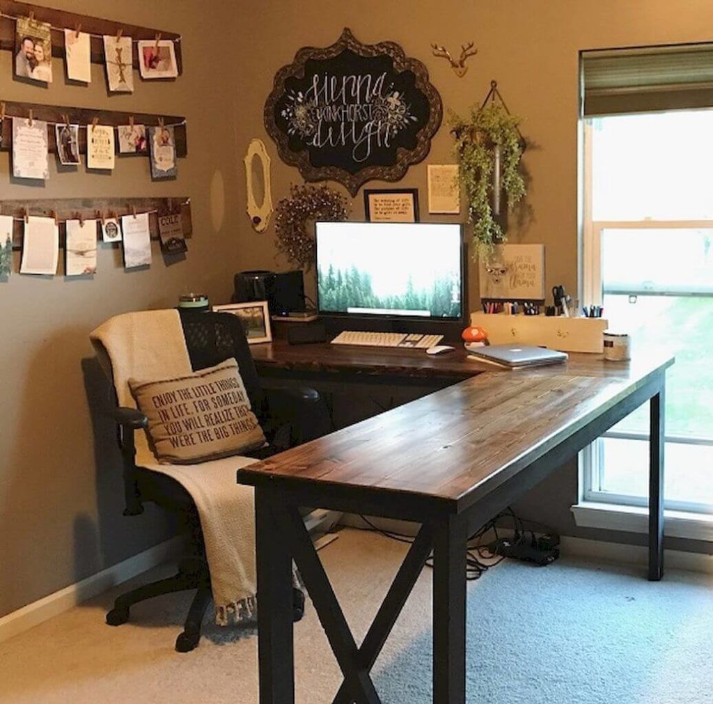 How to Creating a Vintage Home Office Design Ideas