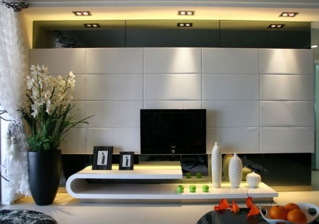 LED light in TV unit