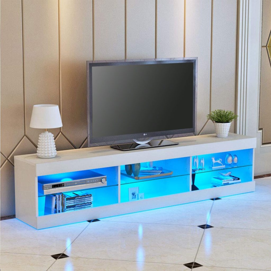 LED light in TV unit