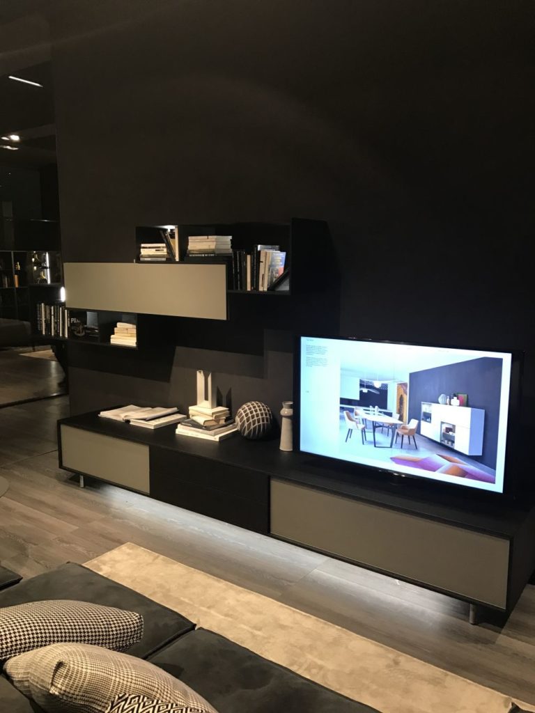 LED light in TV unit