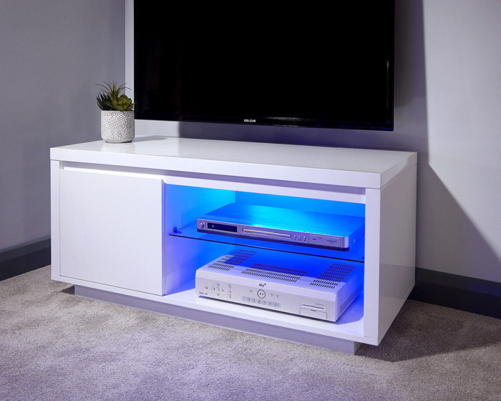 LED light in TV unit