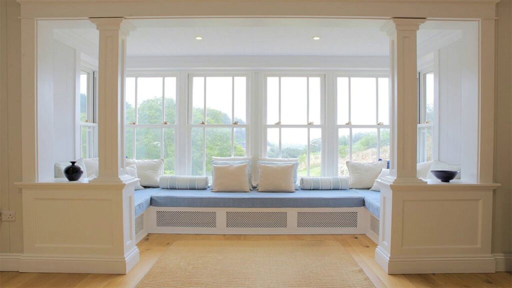 modern bay window