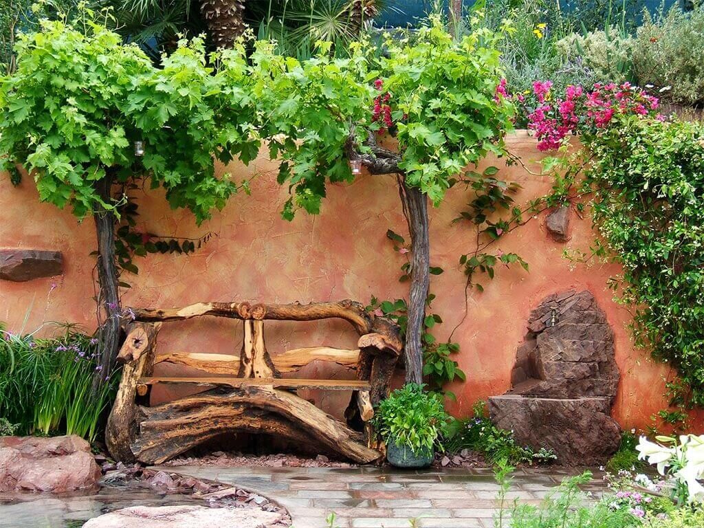 rustic garden