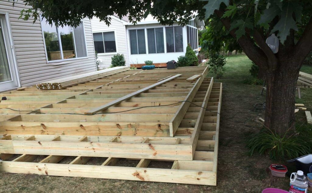 Framing And Building Deck