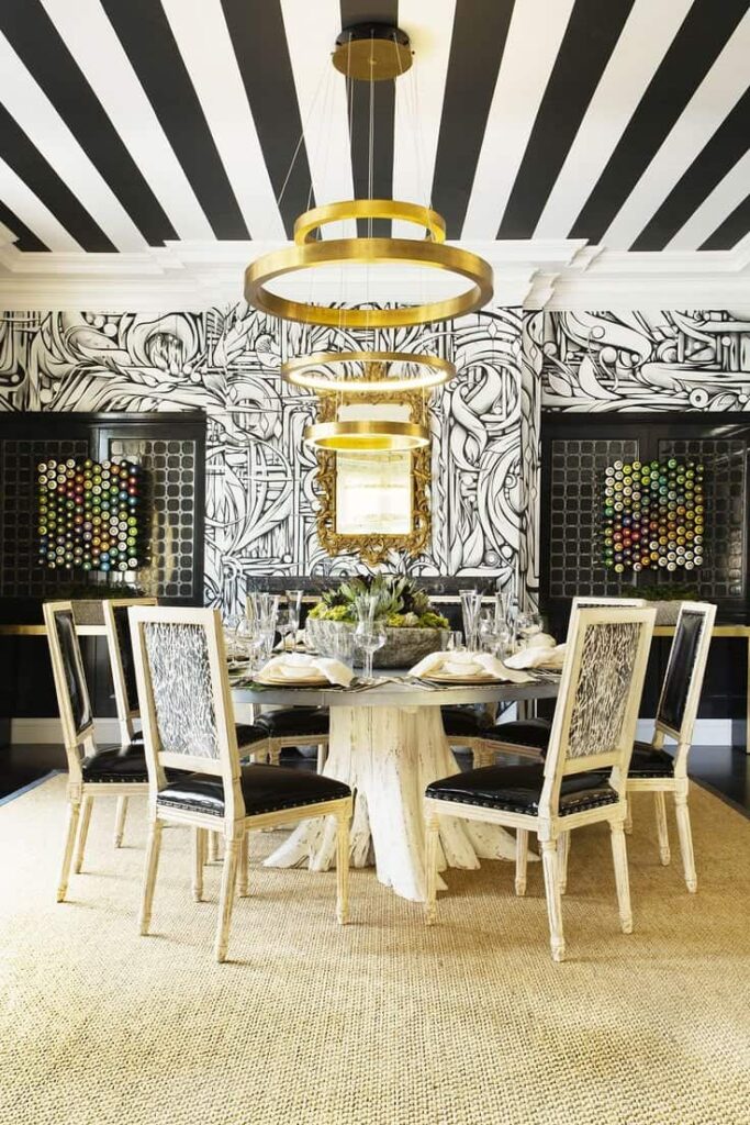 dining room wallpaper