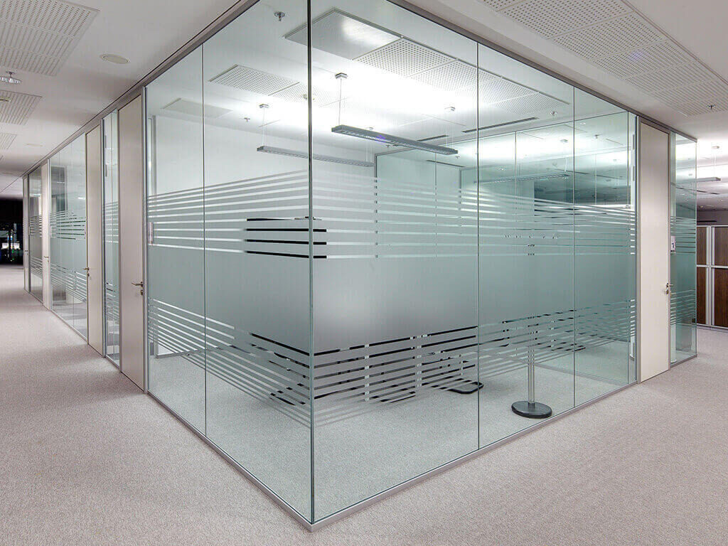 glass partition for office