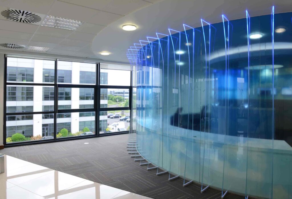 glass partition for office