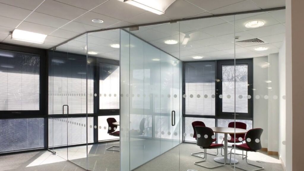 glass partition for office