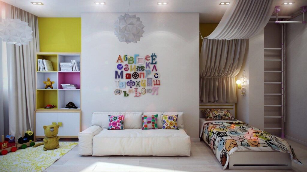 modern children bedroom