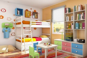modern children bedroom