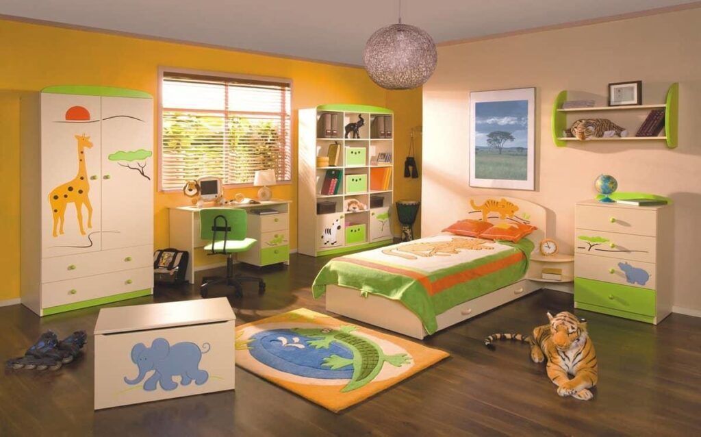 modern children bedroom