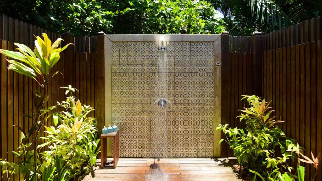 outdoor shower