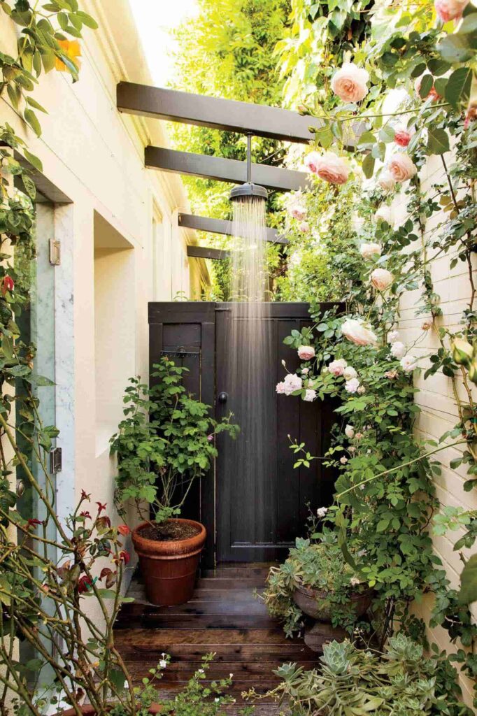 outdoor shower