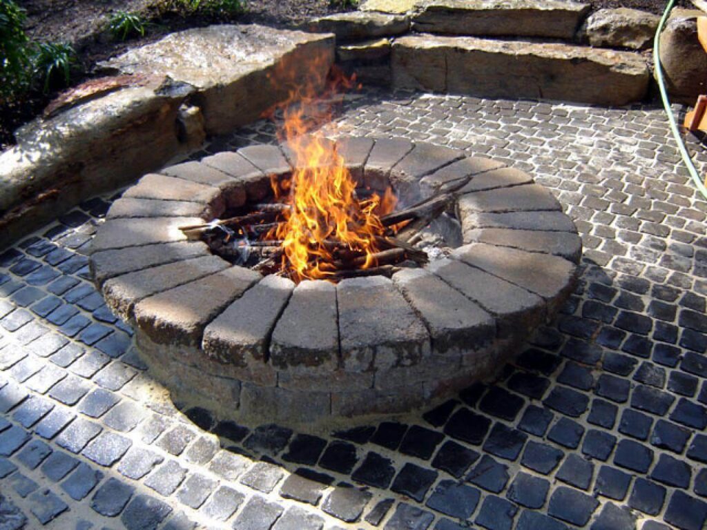 the fire pit