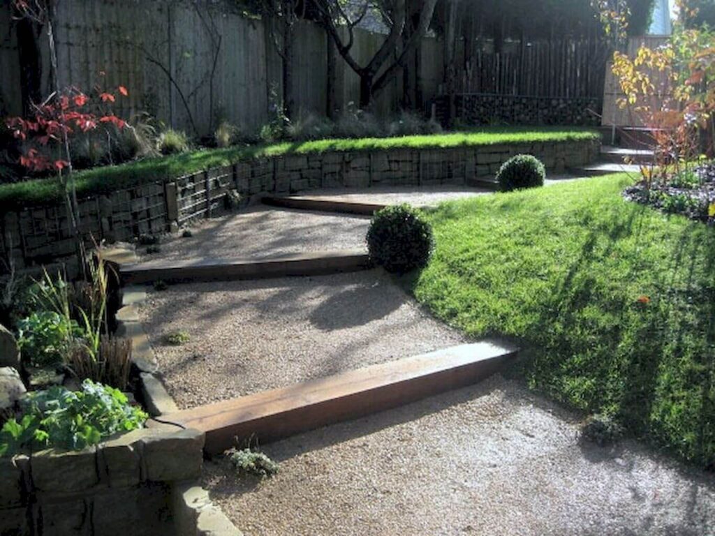 walkway in garden