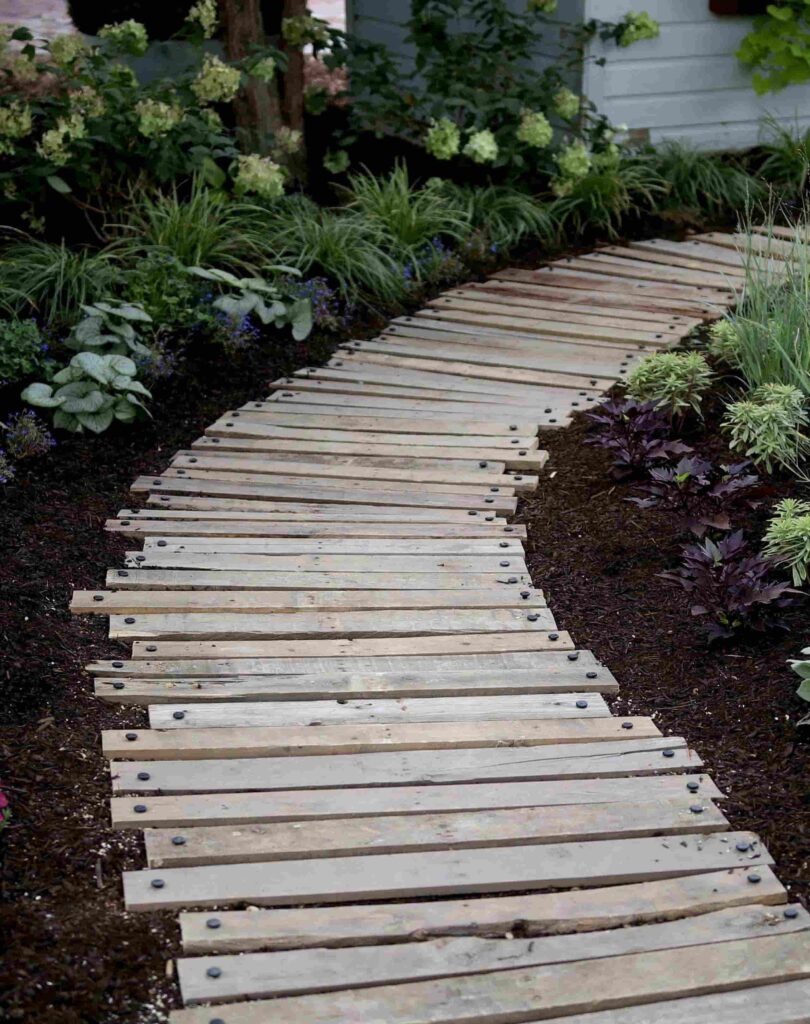 walkway in garden