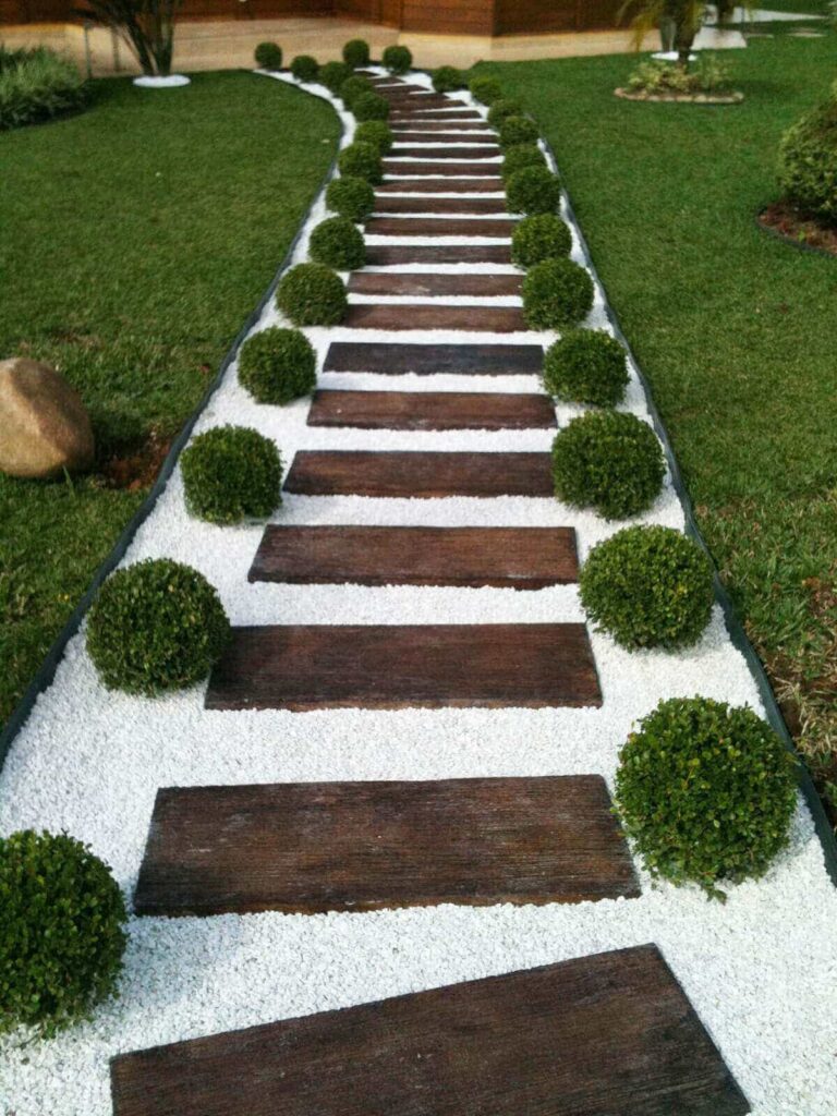 walkway in garden