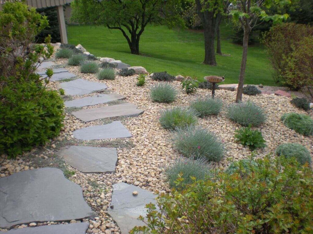 walkway in garden