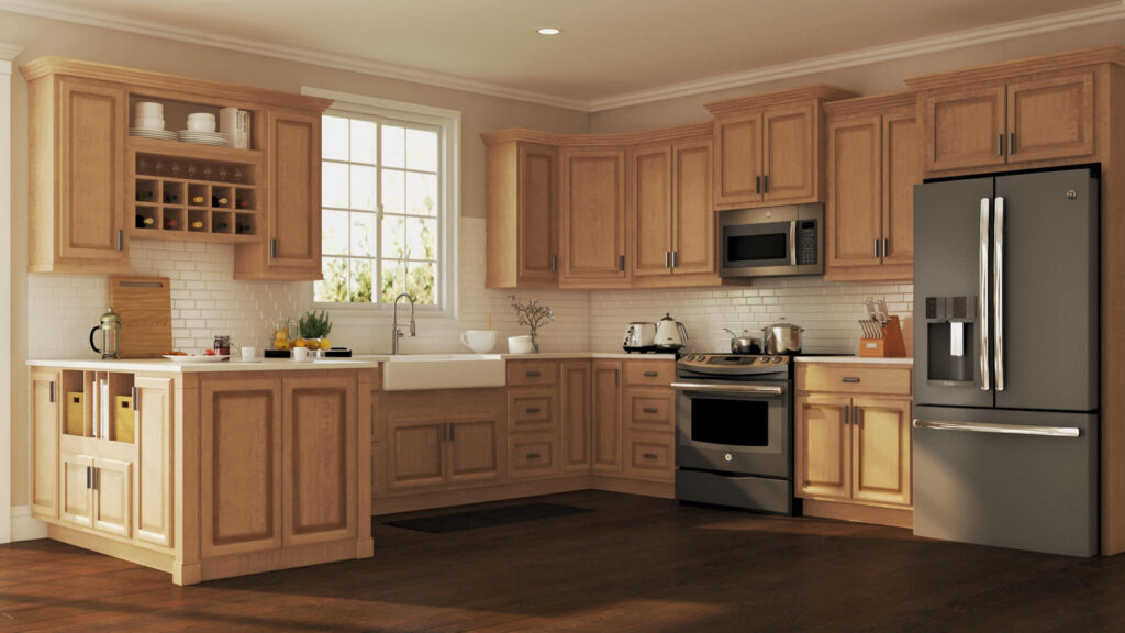 wood base kitchen design