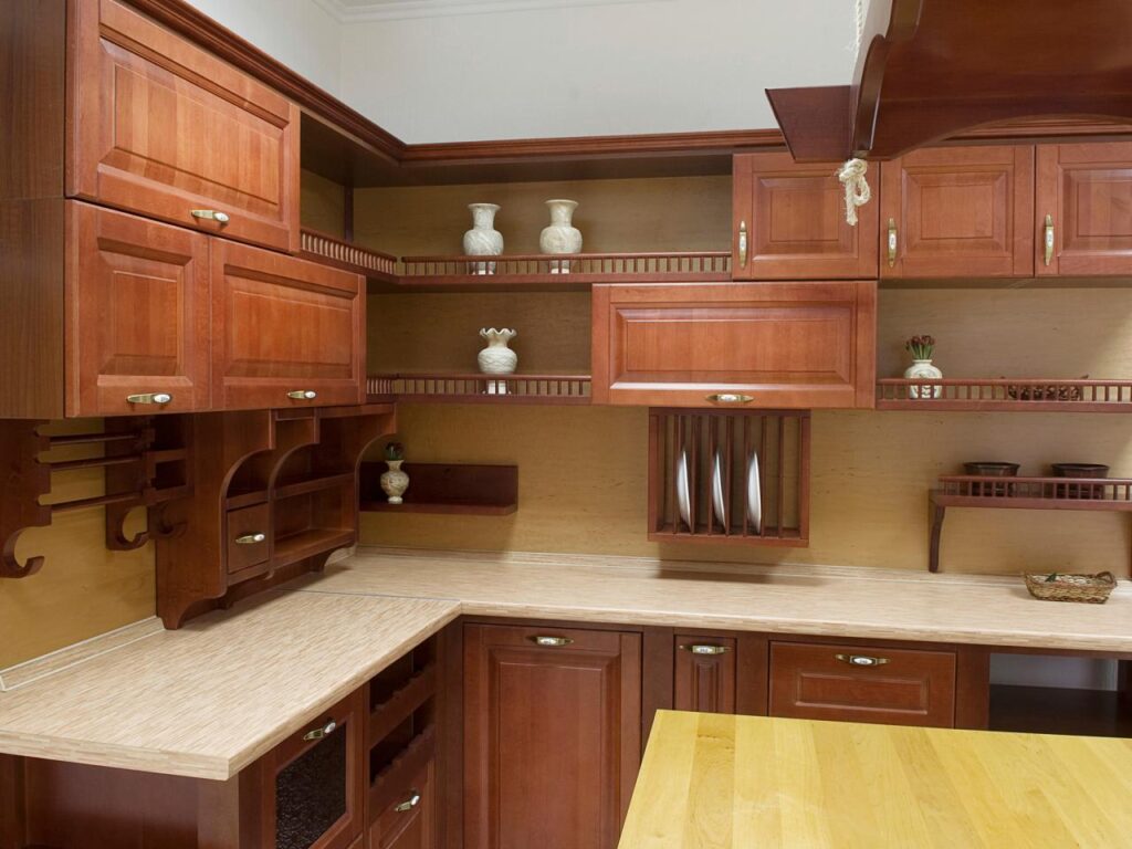 wood base kitchen design