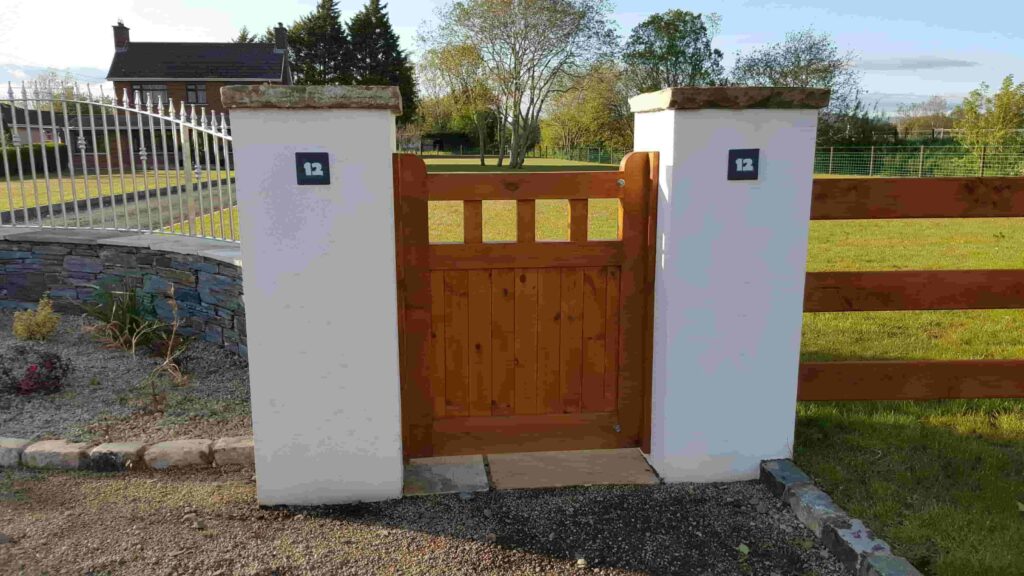 wooden garden gates