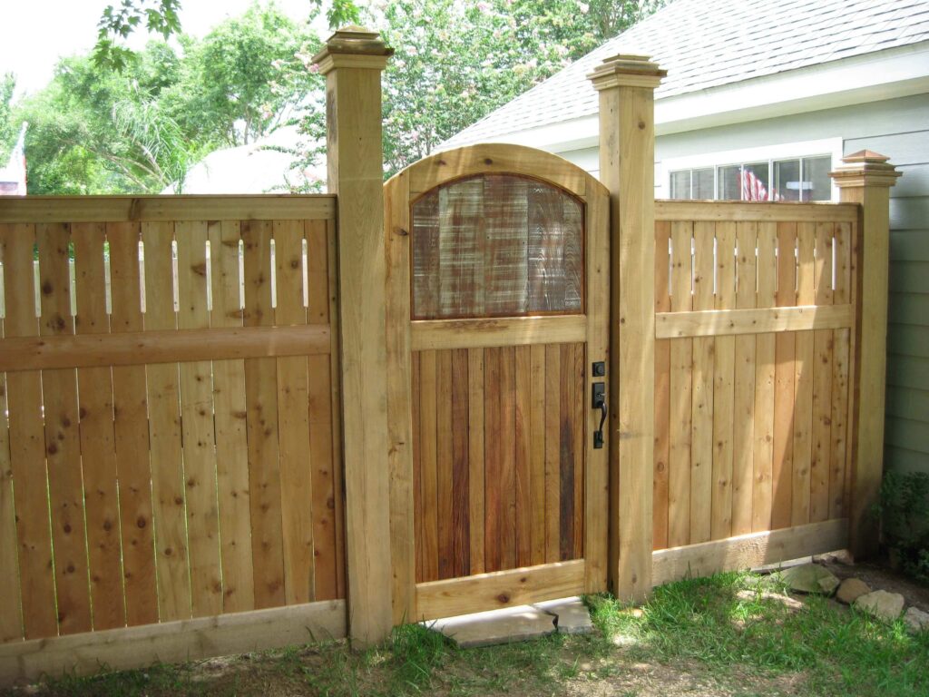 wooden garden gates