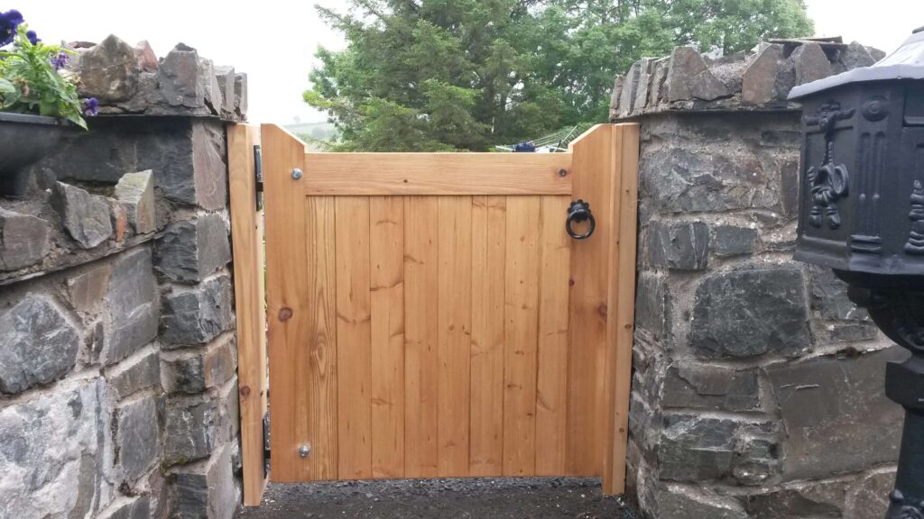 wooden garden gates