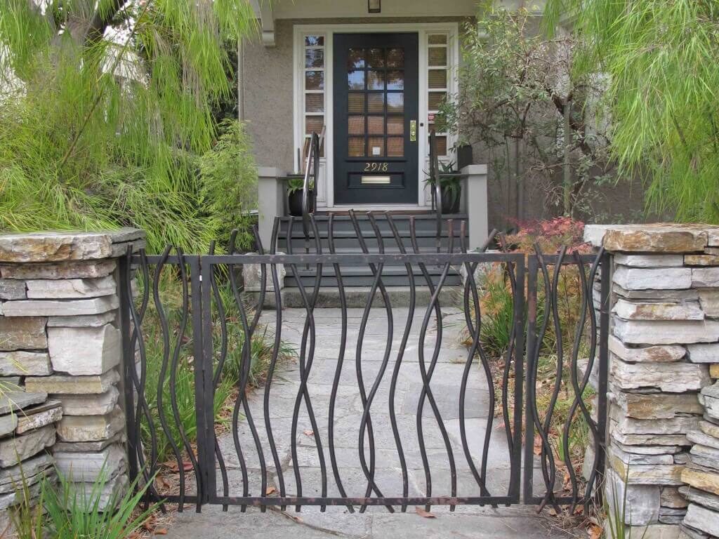 wooden garden gates