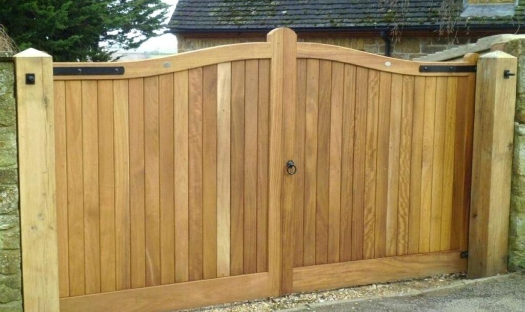 wooden garden gates