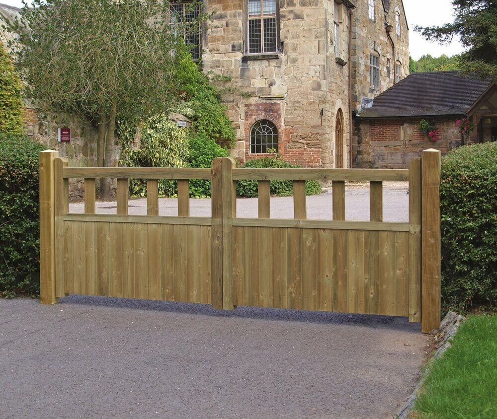 wooden garden gates