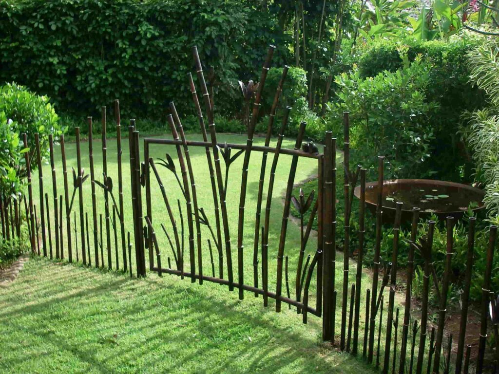 wooden garden gates