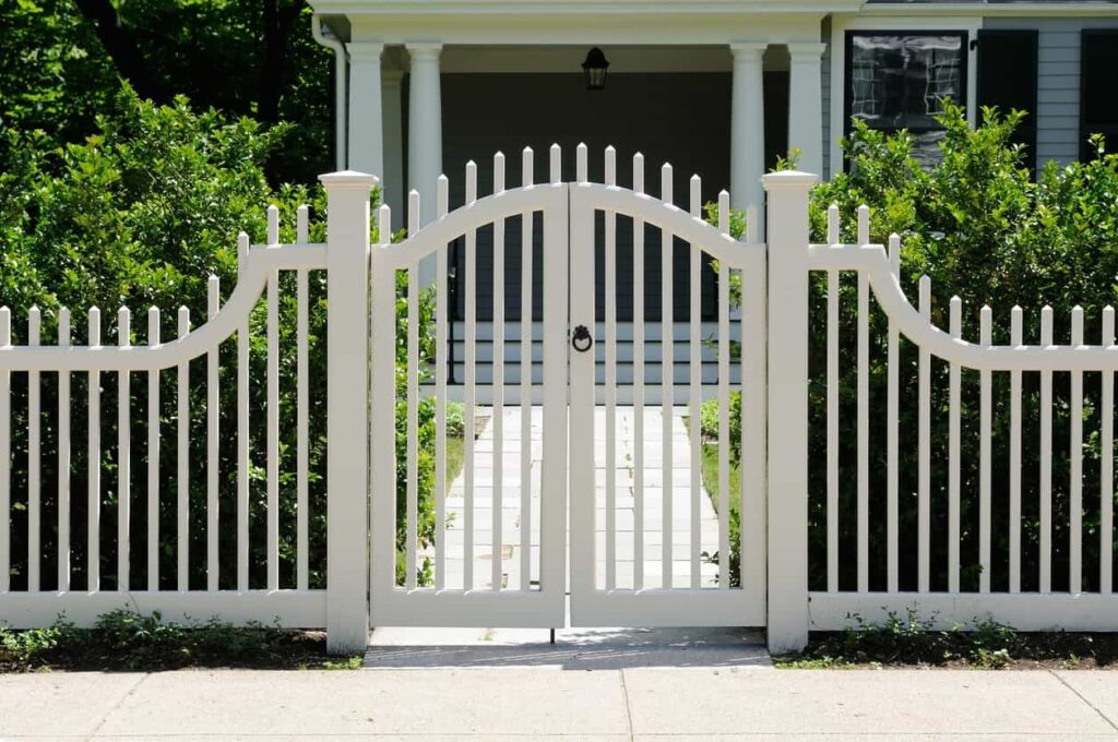 wooden gate