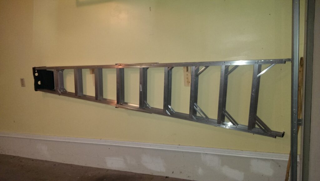 How To Store Extension Ladder In Garage