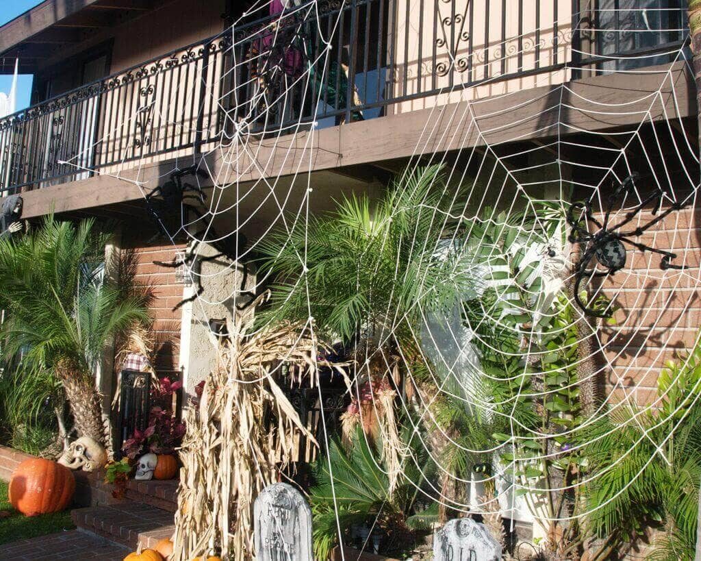 backyard decoration for Halloween