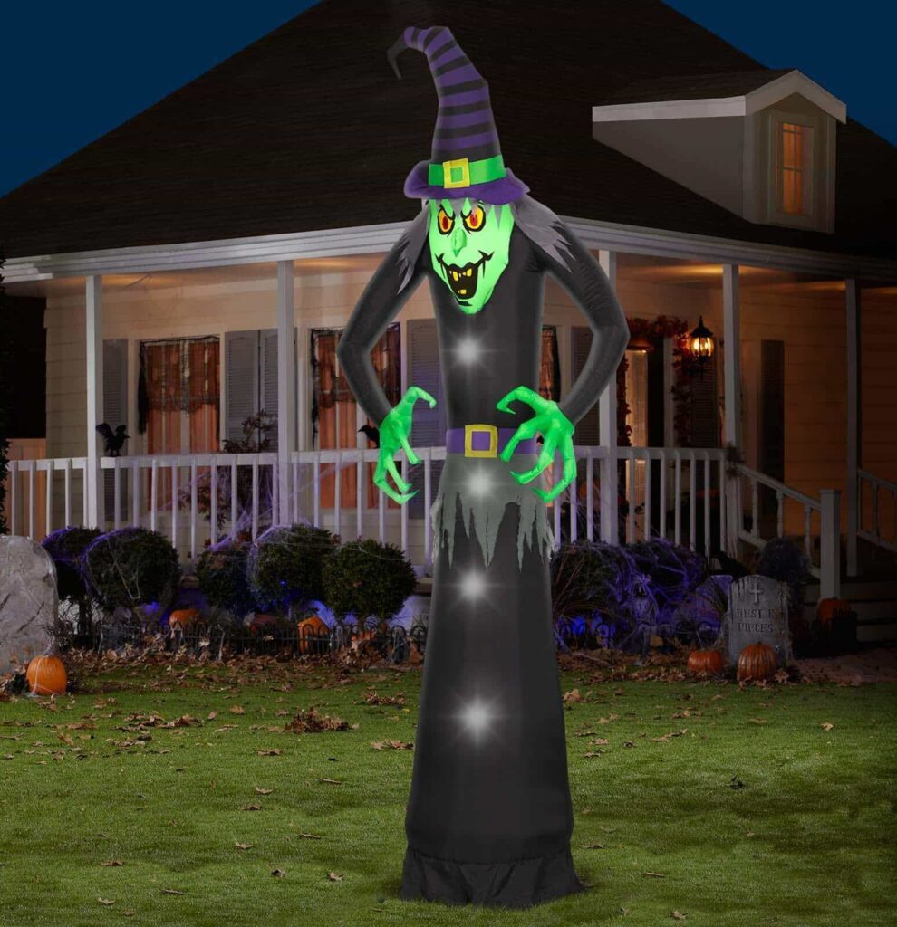 backyard decoration for Halloween