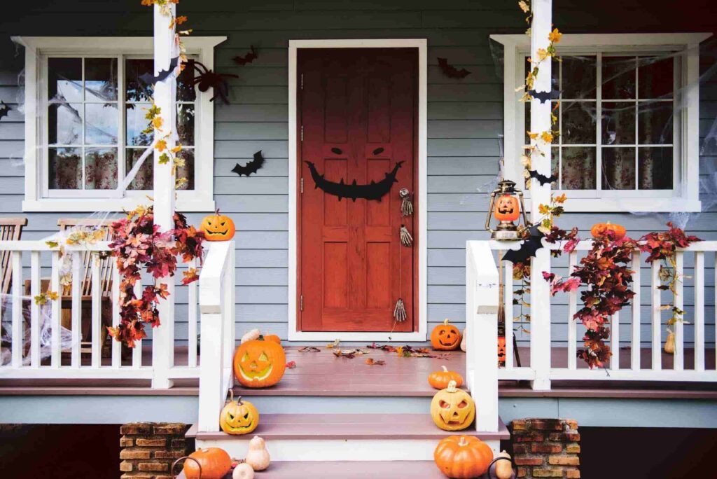 Easy And Scary Front Decoration Ideas For - Front Door Decoration Ideas