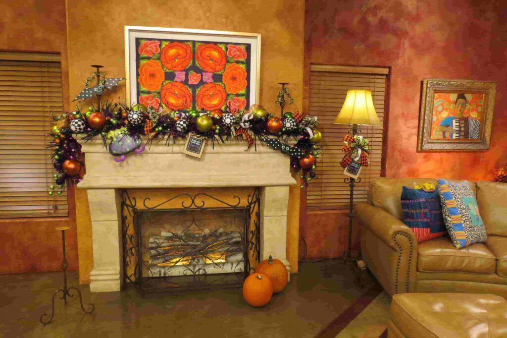 halloween house decoration inside