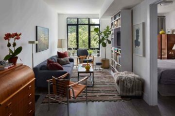 long and narrow living room