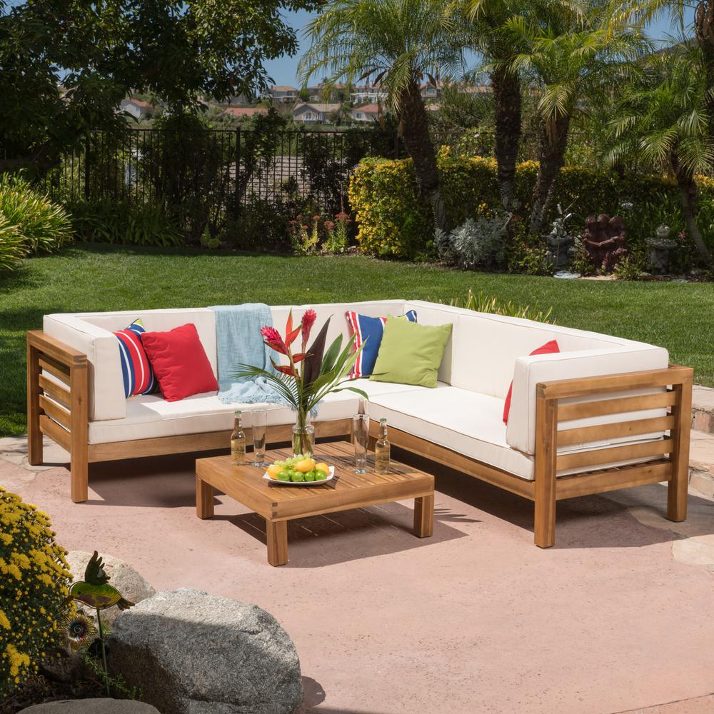 Outdoor Furniture, Outdoor Wooden Furniture With Cushions