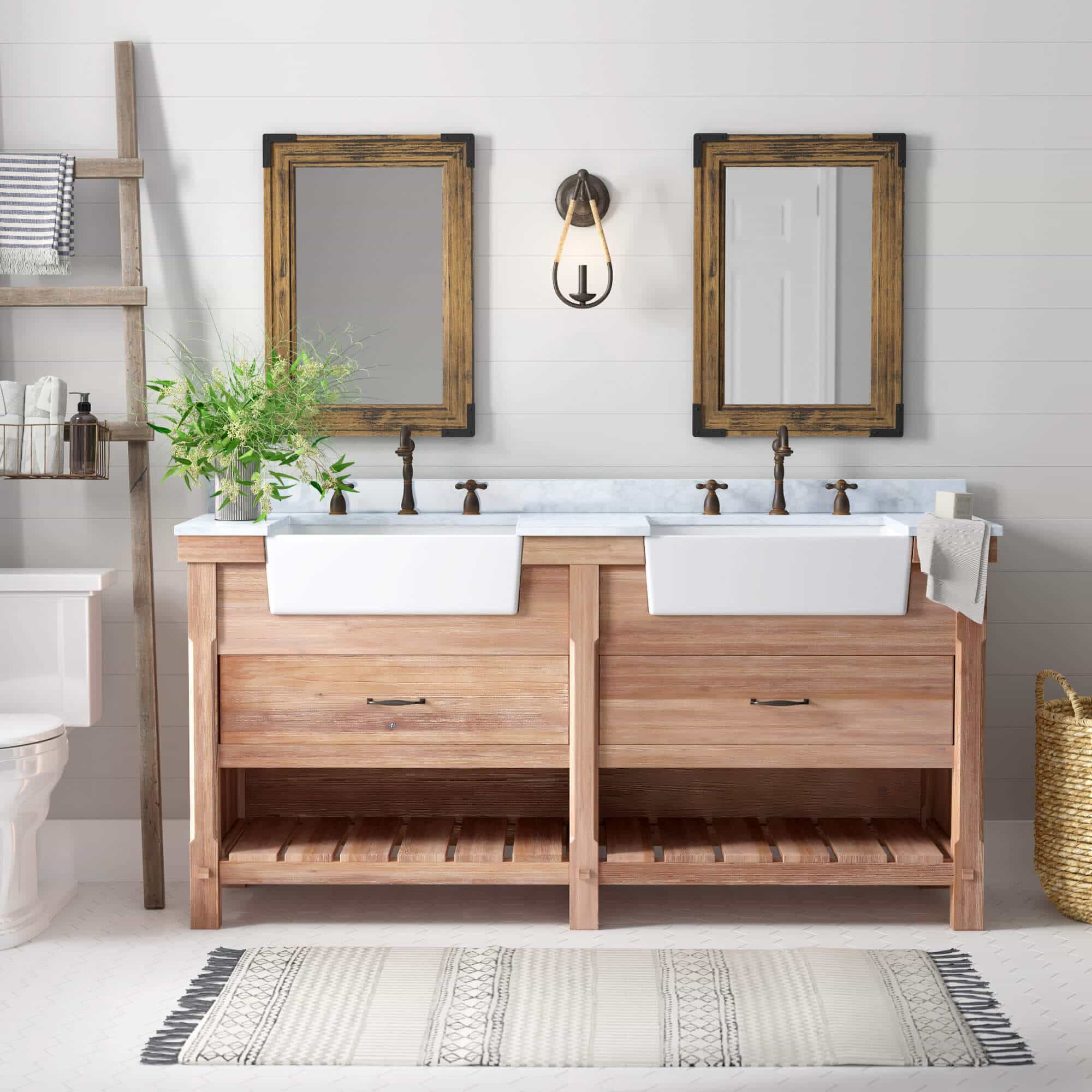 Bathroom vanities that look like furniture