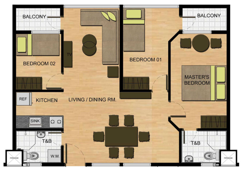 Condo Unit Floor Plan