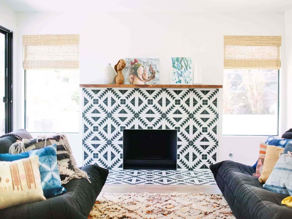 fireplace tile