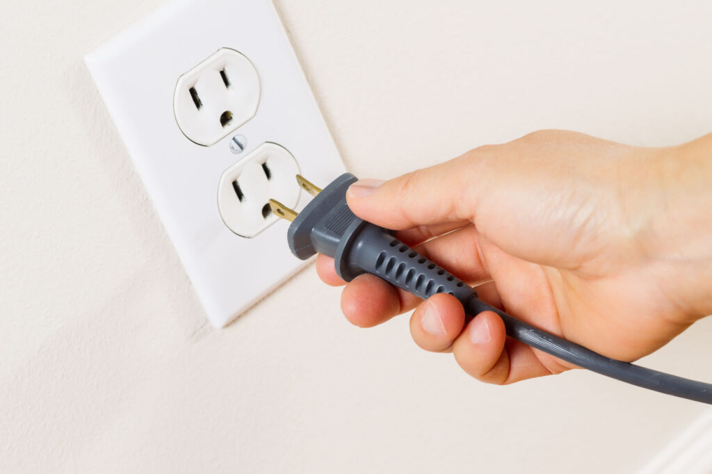 Warning signs of electricity overload